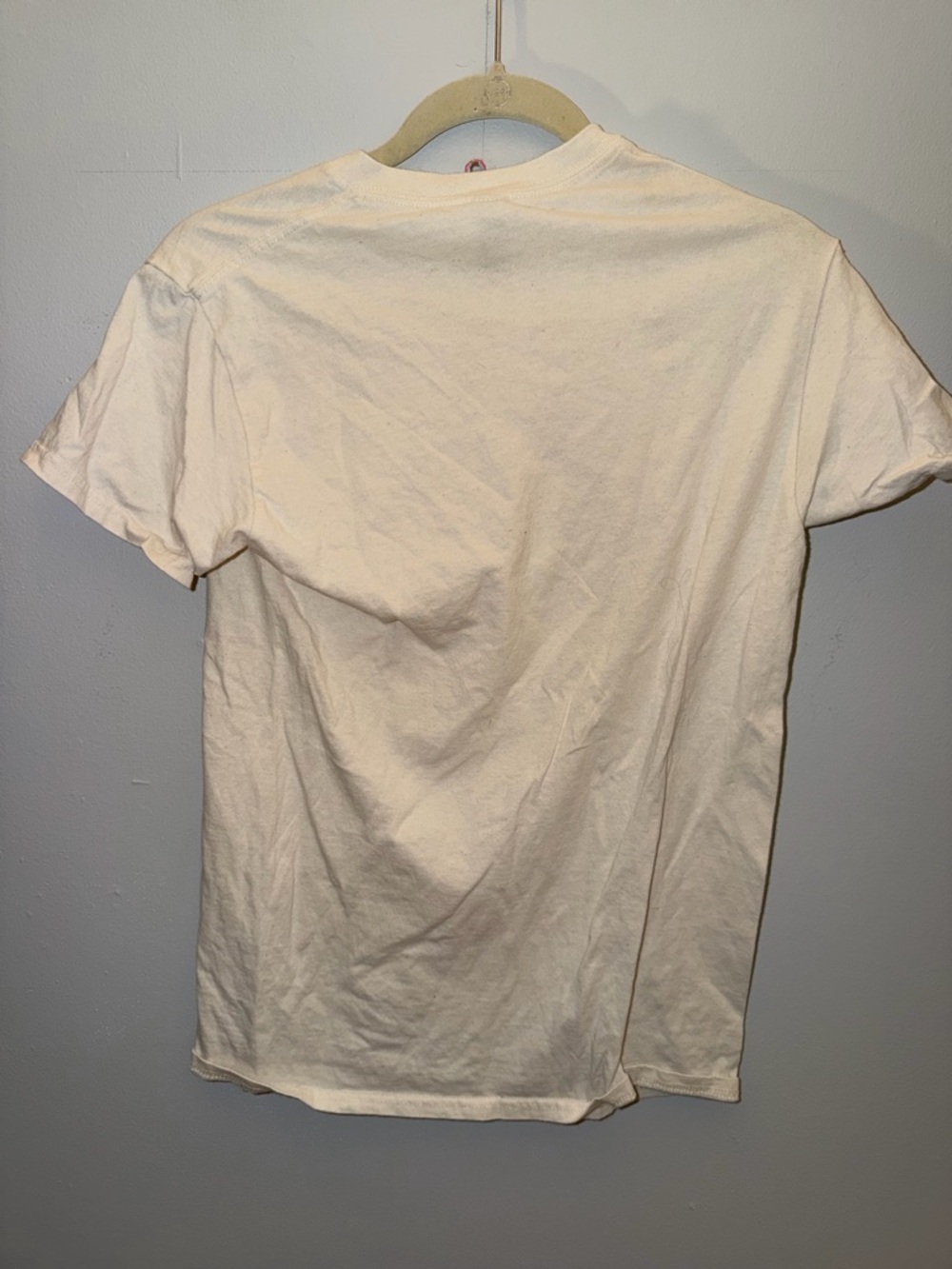 Gildan Cream T-Shirt with Graphic - Picture 2 of 3